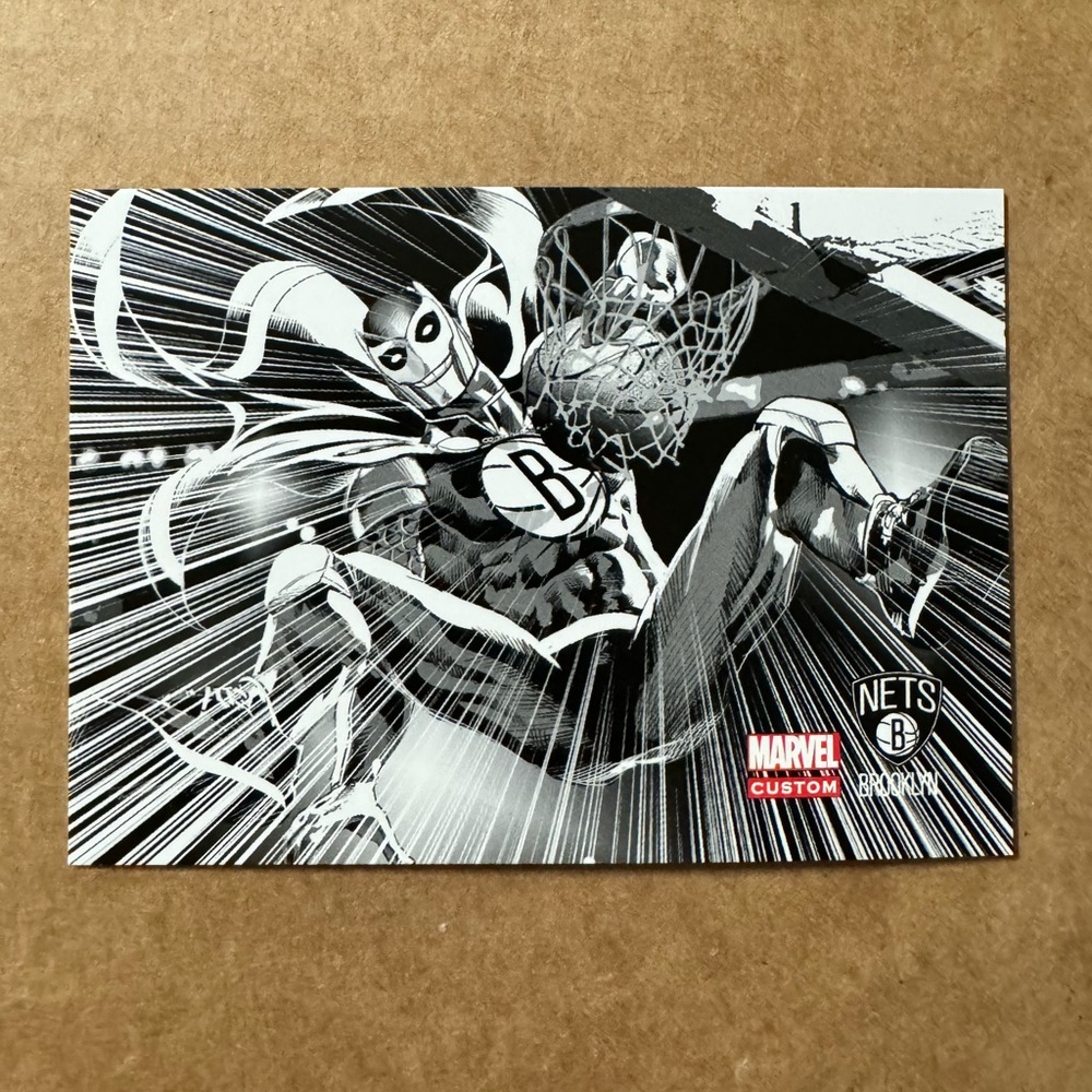 Marvel Customs x Brooklyn Nets BrooklyKnight Limited Edition Card